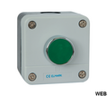 Pulsante con ritorno a molla EL1-B102 1NO IP44 Elmark 3800131101433