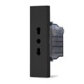 Presa bipasso 10–16A nera linea ZEN MAPN218N 0793541341656 07358