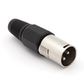 Connettore XLR 3 pin maschio E9160