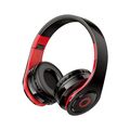 Cuffie ad archetto Bluetooth con ingresso sched SD rosse e nere KSC-728 6921042122465 F4060