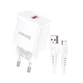 Caricabatterie USB micro 22.5W bianco JB098
