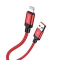 Cavo per ricarica e sincronizzazione 1m 5A USB Lightning rosso JA03A N224 6921042134604