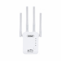 Ripetitore WiFi mini router 2.4GHz 4 antenne bianco 7890100614046 Q-T85 Z980