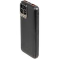 Power Bank 15000mAh 66W con display LED e 4 cavi integrati nero 8055033118903 MOB270