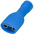 Connettore faston femmina isolato 6.3mm blu 1.5-2.5mm confezione da 100 8595563713068 03360146 B8058
