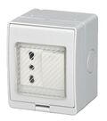 Box stagno da parete IP55 con interruttore e presa 10-16A 8053323556107 CFW-LS E9240