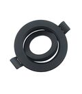 Supporto per faretto da incasso Ø75mm nero 2013150 6977231352960 EL399