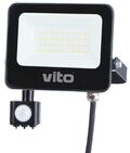 Faro LED da esterno con sensore PIR 30W 3000Lm luce fredda 6000K IP65 6970233833864 3022720 EL1973