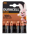 Batteria stilo alcalina 1.5V AA Duracell - confezione da 4 pezzi 5000394140851 WB1820