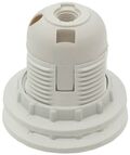 Portalampada E27 bianco in plastica con anelli Vito 7300010 8697548436327 EL1548