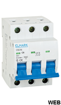 Interruttore magnetotermico 6kA 32A 3P curva C Elmark EL2514 41325N 3800131126832