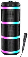Cassa acustica ricaricabile 3x4" 20W luci LED Bluetooth/FM/USB con microfono KK-4301
