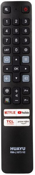 Telecomando per TCL TV LCD LED RM-L1673 V2 6931956803848 WB2580
