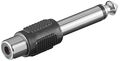 Adattatore RCA a connettore jack AUX mono da 6,35 mm 4040849111181 11118 F1630