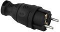 Spina schuko in gomma nera Vito 8698553610962 8006450 EL3166