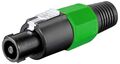 Connettore speakon 4 poli verde E9070