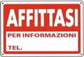 Cartello segnaletico "Affittasi" 30x20cm 8024814021121 7782 WB2040