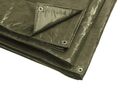 Telo occhiellato multiuso in polietilene verde 4x5m 9900100278570 27857 A2890