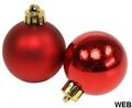 Palline natalizie 3cm lucide/opache color rosso confezione da 15 Christmas Gifts  
 8711252098951 ED5550