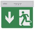 Lampada LED uscita d'emergenza freccia verso il basso 2W 6500k luce fredda 6070233838036 5020160 EL411