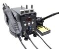 Stazione saldante con pistola ad aria calda ed ugelli 700W JCD 8586-B Q848