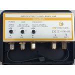 Amplificatore Tv 40dB 2out GN-40/RUU3 2OUT