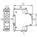 Indicatore di tensione per guida DIN KLI-RGY Kanlux 5905339328939 32893  KA2180
