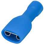 Connettore faston femmina isolato 6.3mm blu 1.5-2.5mm confezione da 100 8595563713068 03360146 B8058