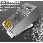 Plug RJ45 Cat.6 schermato - confezione da 100 8055598010001 P512