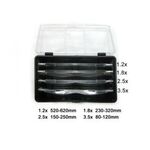 Lente di ingrandimento "a visiera" con illuminazione tramite un led alimentato da due batterie ministilo AAA da 1,5 v fornite di serie. U835