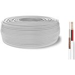 Cavo coassiale RG59 con alimentazione integrata 2 x 0,50 mm² CCA matassa da 100m 8053323556350 E9500