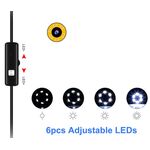 Telecamera endoscopica USB e micro-USB con luce LED 5 metri 6917549464153 K555Telecamera endoscopica USB e micro-USB con luce LED 5 metri 6917549464153 K555