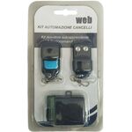 Kit automazione ricevitore+2 telecomandi 433MHz 8053323556367 K589
