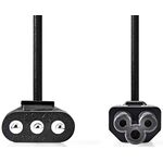 Cavo di alimentazione 2m spina italiana - IEC-320-C5 CEGL11320BK20 5412810425334 ND1327