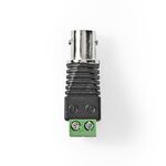 Connettore di sicurezza CCTV 2 fili a BNC femmina confezione da 5  5412810309580 CCTVCF30BK5 ND9580