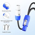 Cavo di alimentazione powercon In-Out 16AWG 2m SP940