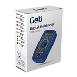 Multimetro digitale con puntali GM33B Geti GM33B 8595563729663 U1095