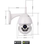 Telecamera IP WiFi 1080P full HD IP66 3112011095030 WB1365Telecamera IP WiFi 1080P full HD IP66 3112011095030 WB1365