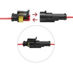 Kit 352 pezzi connettori elettrici 1/2/3/4 Pin WB444