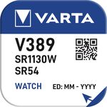 Batteria SR54 V389 per orologi Varta  4008496273584 F1439