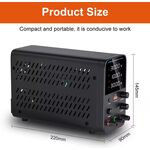 Alimentatore da banco 30V 5A 150W con regolatore di tensione CC USB 18W WPS305H A1020