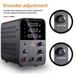 Alimentatore da banco 30V 5A 150W con regolatore di tensione CC USB 18W WPS305H A1020