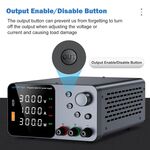 Alimentatore da banco 30V 10A 300W con regolatore di tensione CC USB/TYPE-C 18W TPS3010 A1400