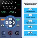 Alimentatore da banco 32V 5A 160W con regolatore di tensione CC USB 18W GC305H A2300