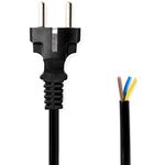 Cavo di alimentazione con spina Schuko e cavo spellato 3m 5412810427666 CEGL11930BK ND1314