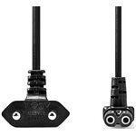 Cavo di alimentazione con spina italiana angolata - C1 2m CEGL11075BK20 5412810427550 ND4120