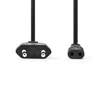 Cavo di alimentazione Spina Euro-IEC-320-C1 2m PCGP11060BK20 5412810297054 ND5100