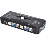 Switch KVM 4 porte USB 2.0 connettori USB/VGA KVM41UA P1348