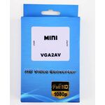 Adattatore audio/video da VGA ad RCA AV composito  WB2264