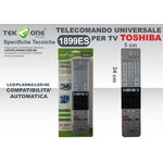 Telecomando universale compatibile Toshiba 8054314575251 1899ES WB232